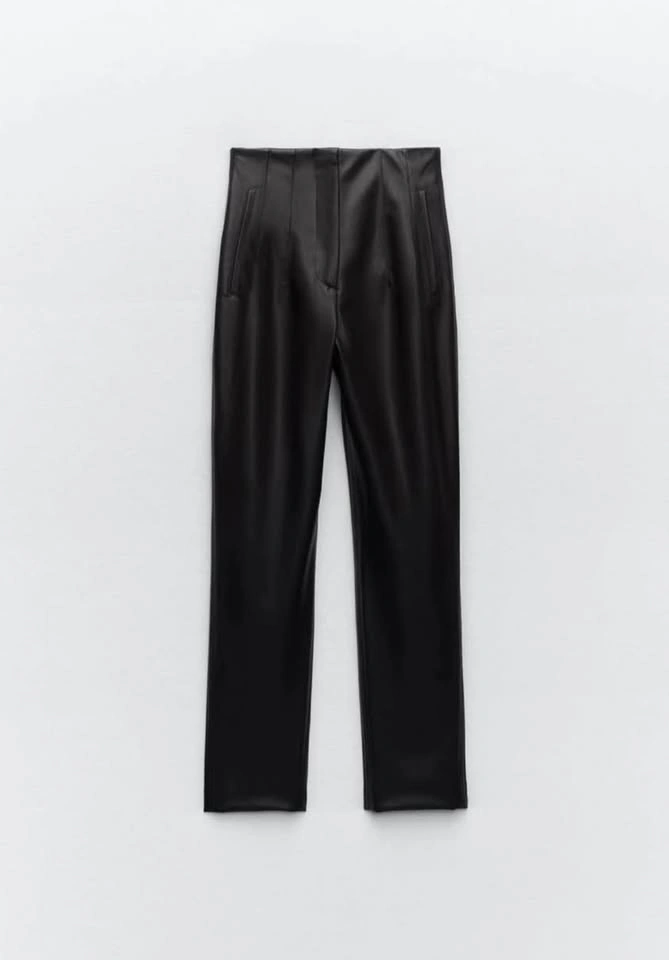 Zara - Leather Pants - Brand New - Size: XS - photo 4