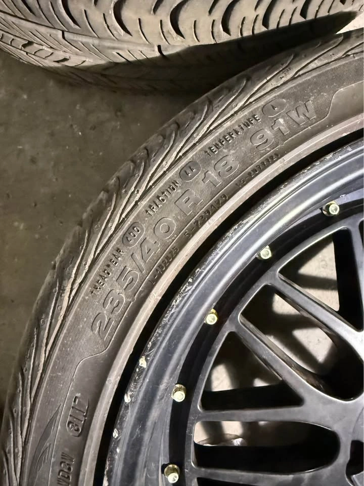 235/40/18 Tires on Rims 5x114.3mm - Honda Civic - photo 2
