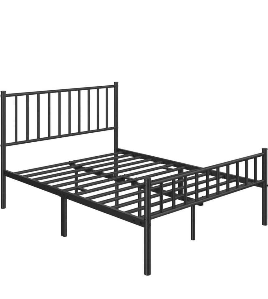 Yaheetech Metal Platform Bed Frame Full Black - photo 3