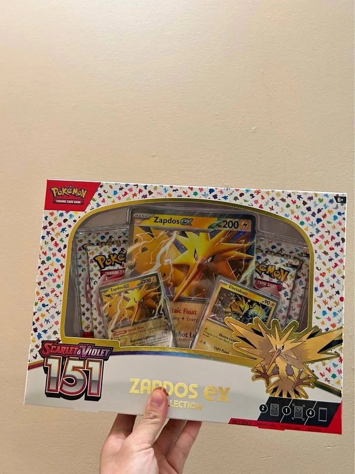 Pokemon 151 Zapdos Ex Box x4