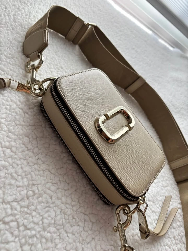 Marc Jacobs Beige/Khaki Gold Snapshot Camera Crossbody Bag - photo 3