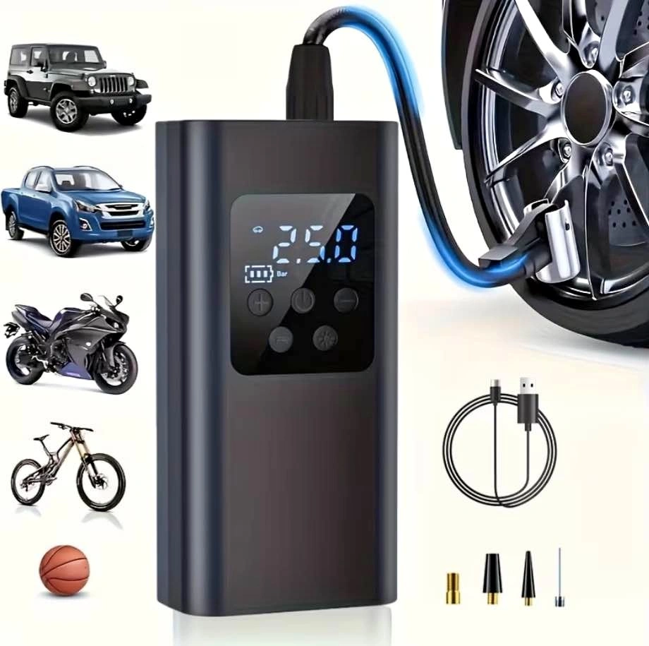 Tire Inflator Portable Air Compressor, 180PSI