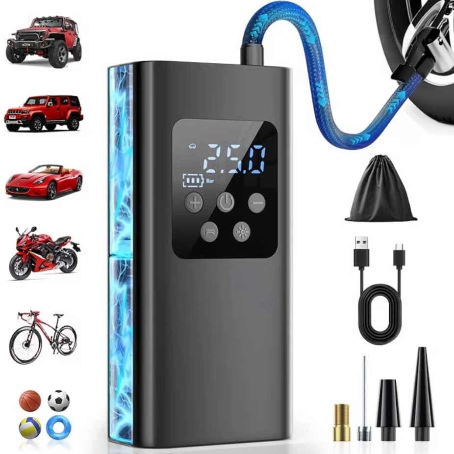 Tire Inflator Portable Air Compressor, 180PSI - photo 2