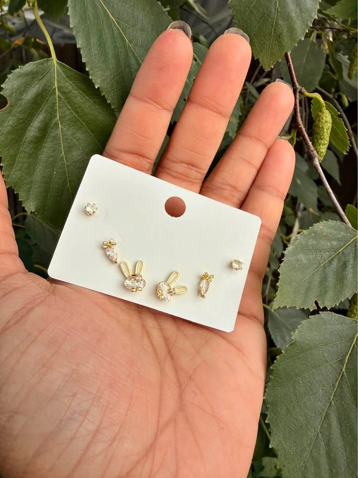 Bunny Earrings Combo