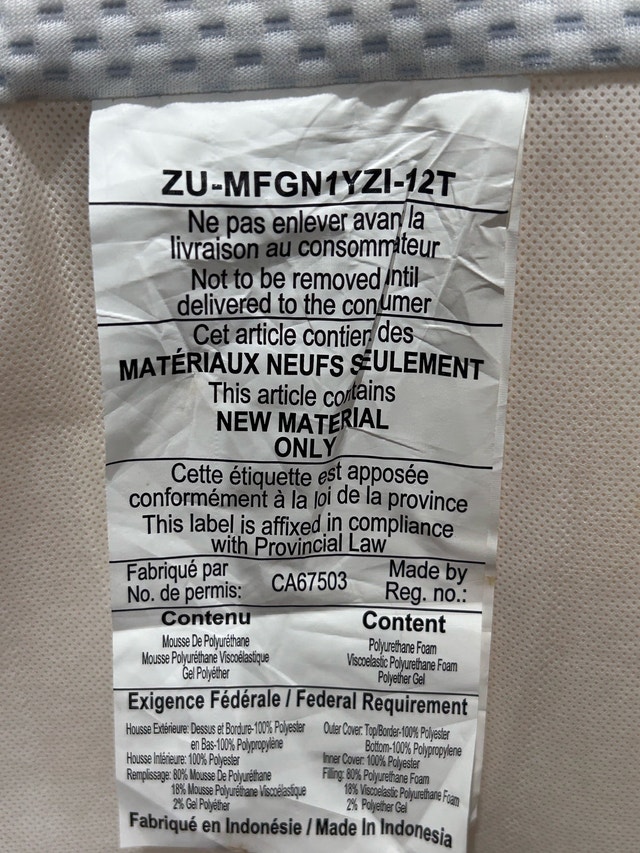 TWIN 12inch MATTRESS - photo 5