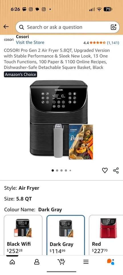 Air fryer barely used like new - photo 4