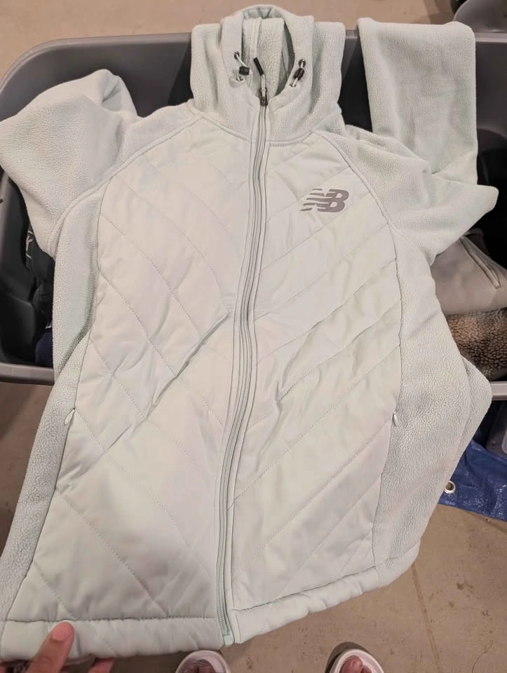 New Balance Hooded Fleece Jacket -Size- L - photo 2
