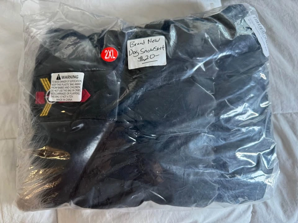 2 Brand New Dog Winter Snowsuit Jackets (12-18lbs) - photo 3