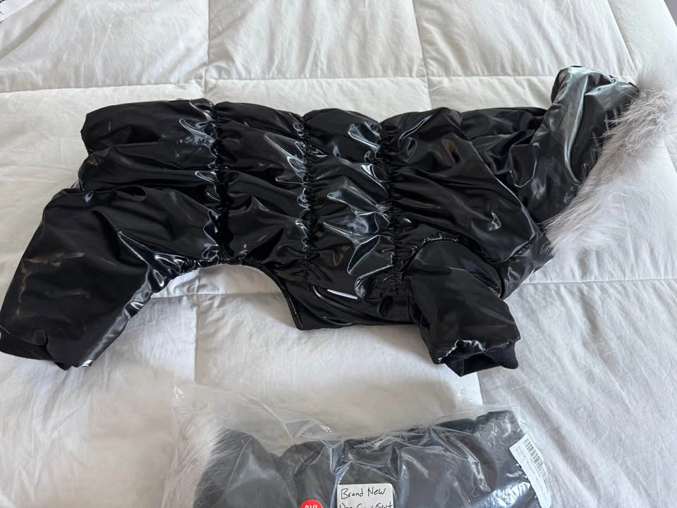2 Brand New Dog Winter Snowsuit Jackets (12-18lbs) - photo 4