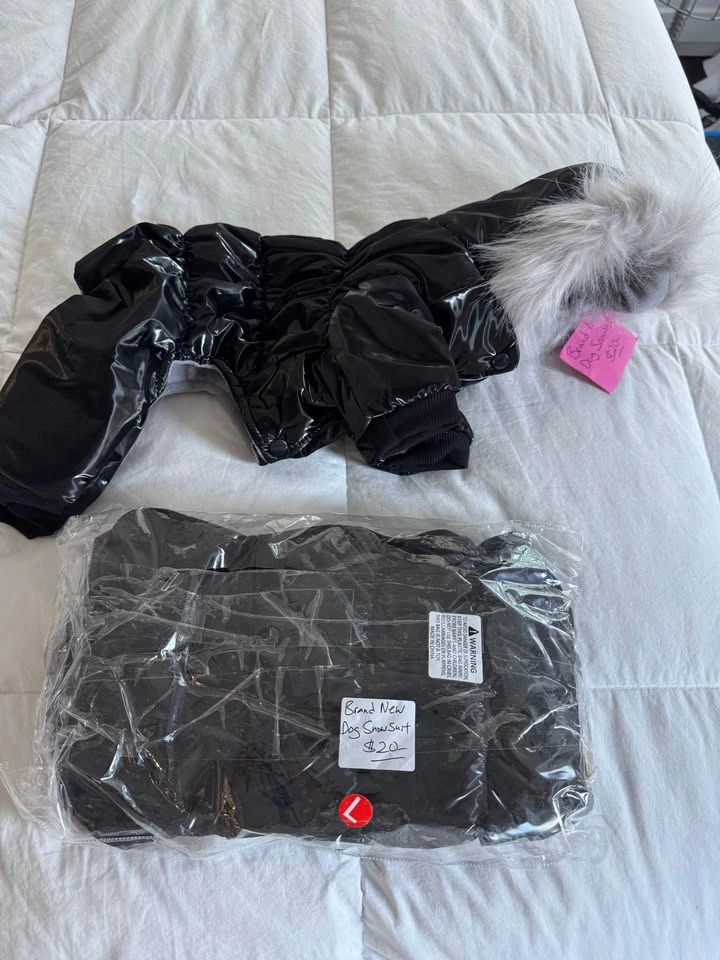 2 Brand New Dog Winter Snowsuit Jackets (6-10 lbs) - photo 2