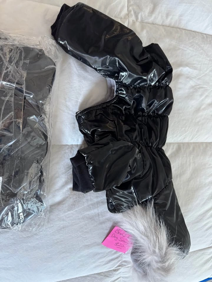 2 Brand New Dog Winter Snowsuit Jackets (6-10 lbs) - photo 4