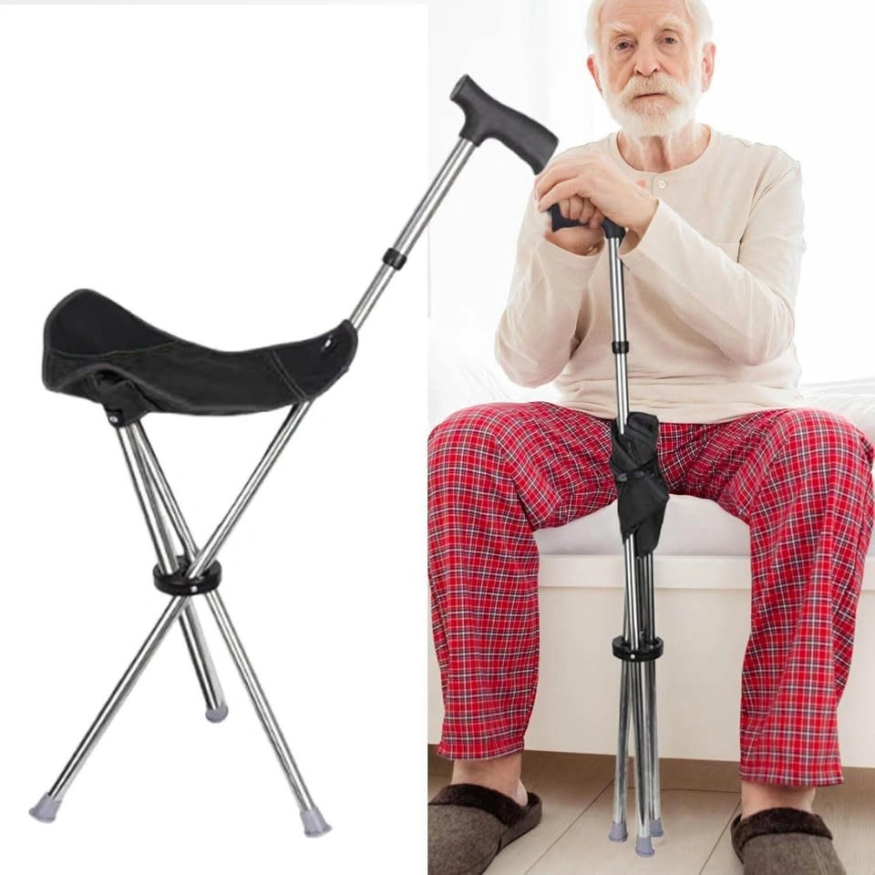 2 Brand New Folding Canes with Seats