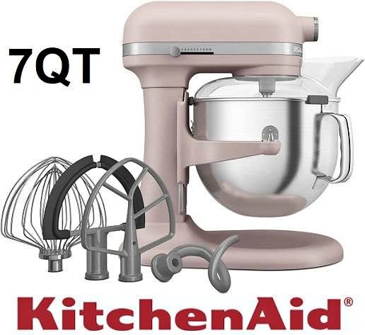 NEW KitchenAid 7QT Bowl Lift Stand Mixer - Feather Pink