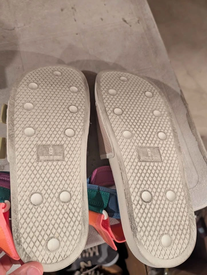 Adidas Multi-Color Strappy Sandals - Size 9 - photo 2