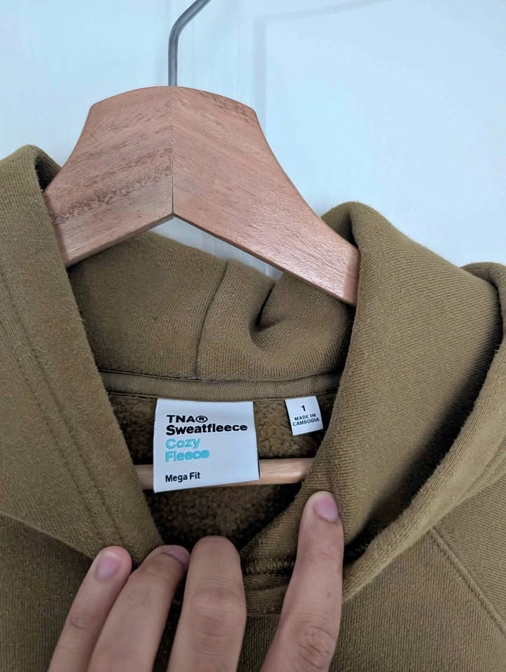 TNA Cozy Fleece Mega Fit Hoodie - Size 1