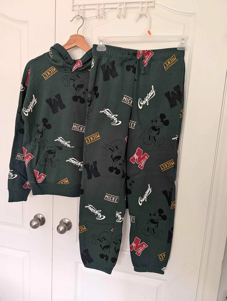 Gap Kids x Disney Mickey Mouse Hoodie and Joggers Set - Size XXL