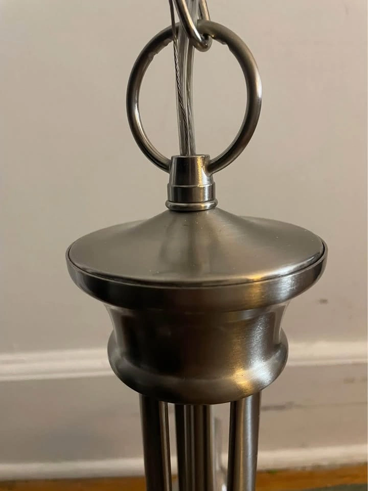 Chandelier, Brushed Nickel Finish - photo 4