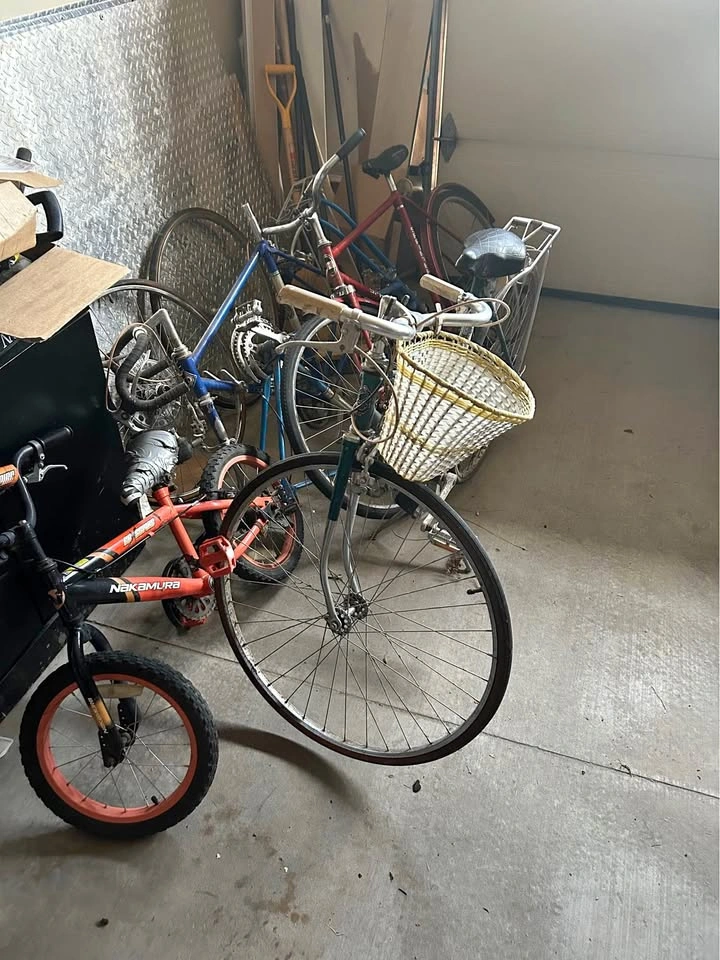 Vintage bikes and parts