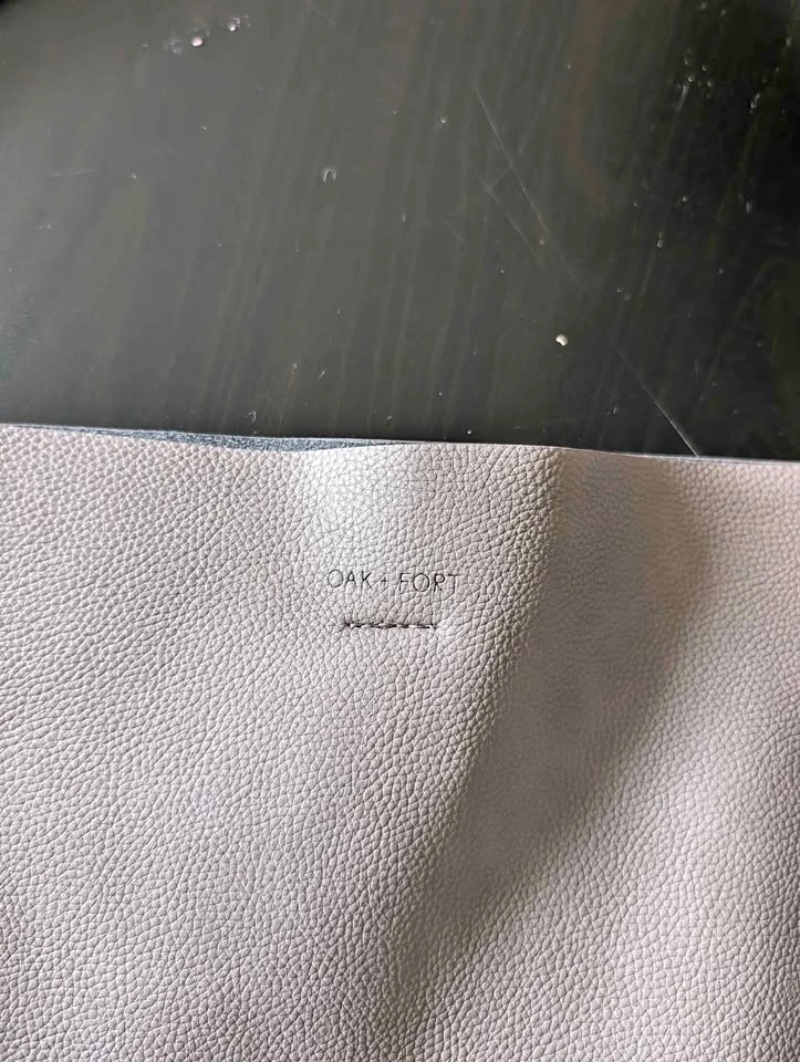 OAK + FORT Taupe Tote Bag
