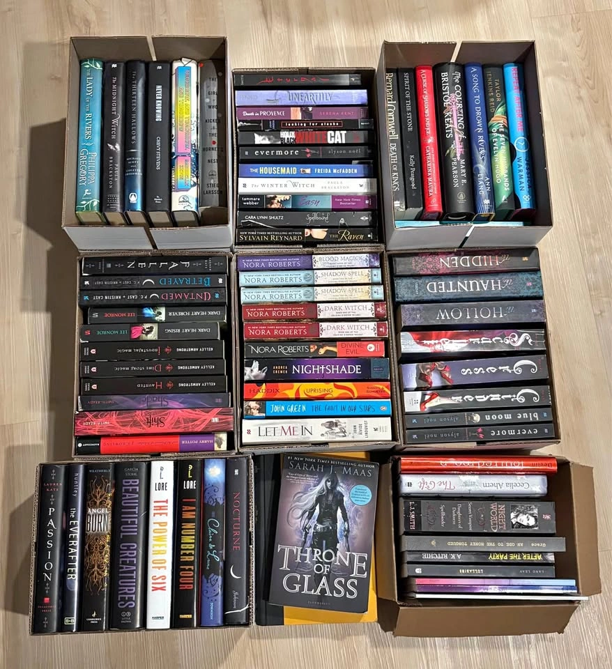 A LOT OF BOOKS!!!