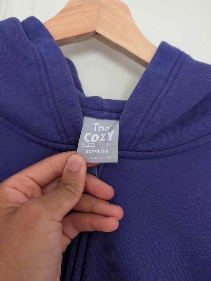 Tna Cozy Fleece Boyfriend Zip Hoodie - 2XL - photo 2