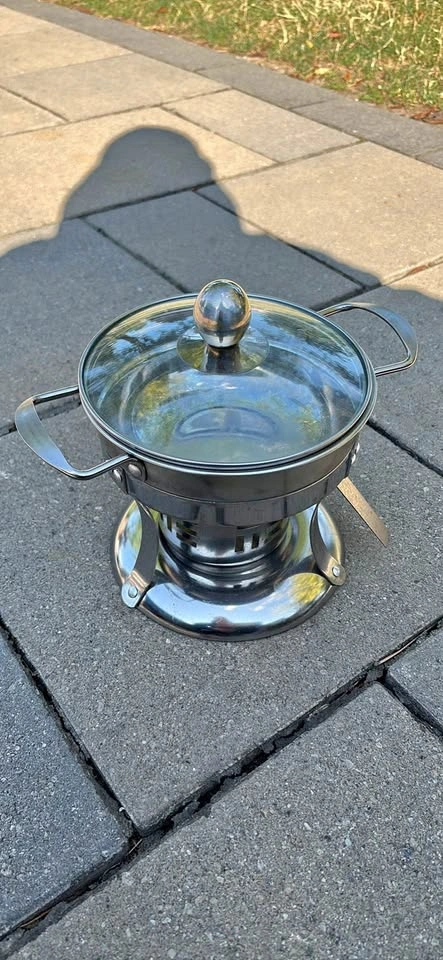 Mini karahi with burner stand