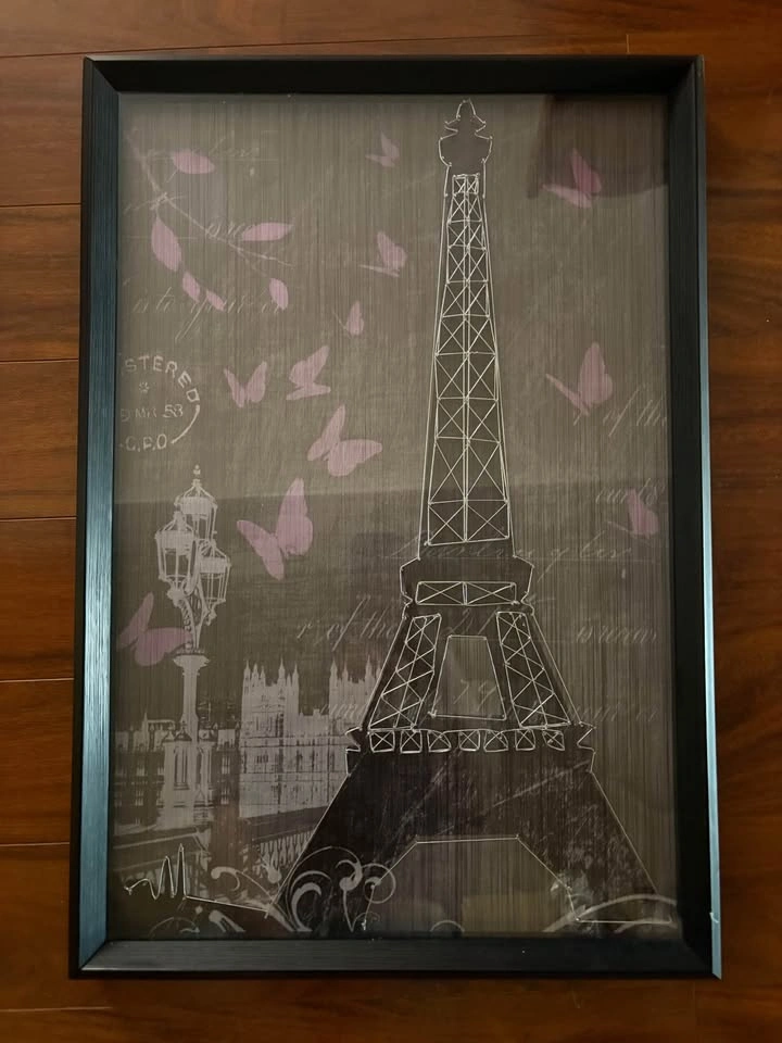 Framed Eiffel Tower Wall Art - photo 2