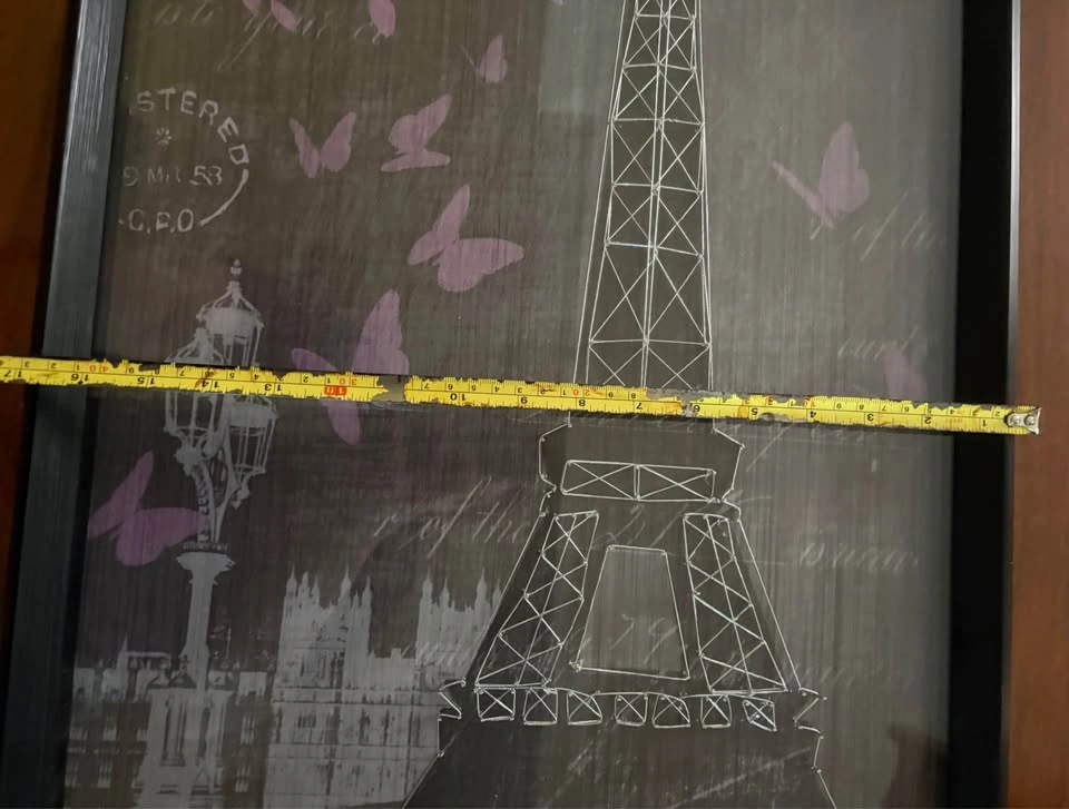 Framed Eiffel Tower Wall Art - photo 5
