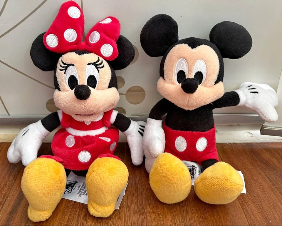 Disney Store Mickey & Minnie Mouse Plush Pair