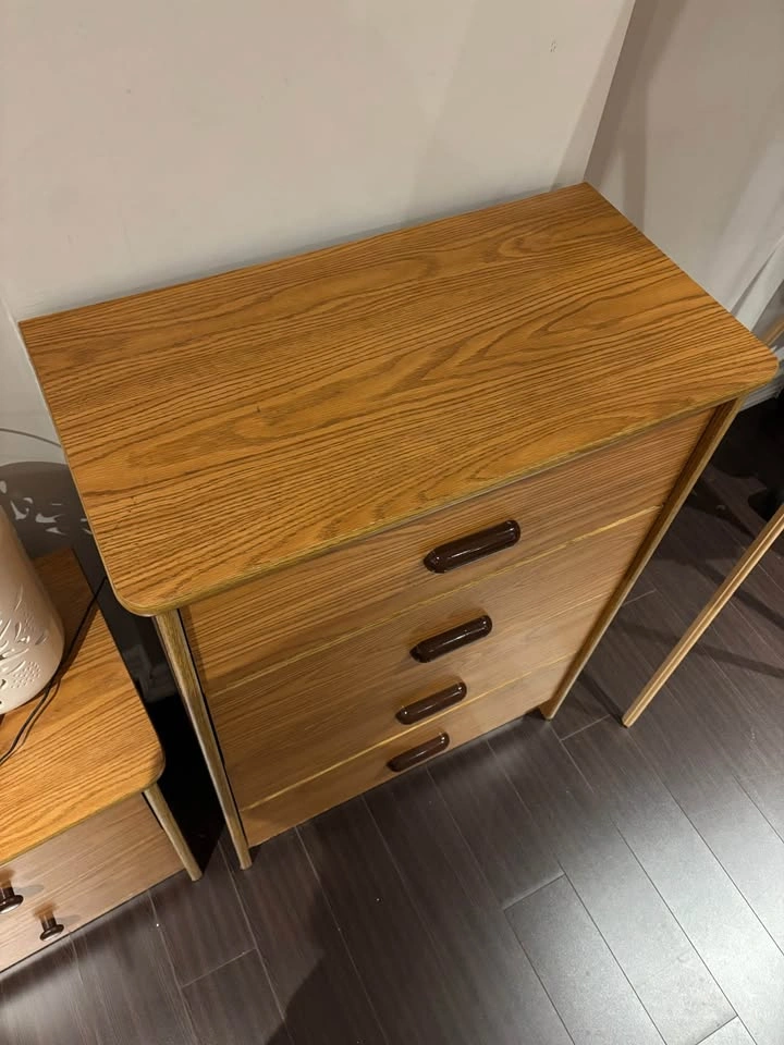 4-Drawer Wood Grain Chest - photo 2
