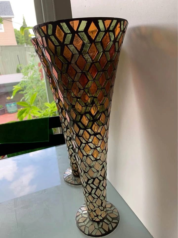 Mosaic Glass Vases - photo 3