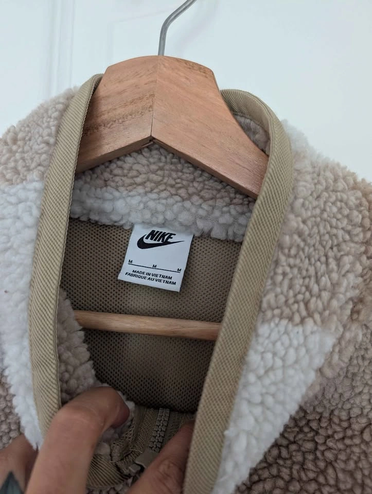 NEW Nike Sherpa Fleece Quarter-Zip Pullover - Size - M - photo 2