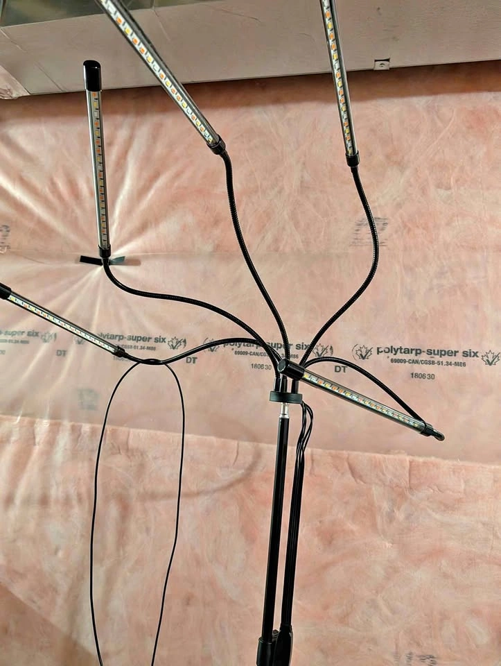 LED Grow Light 5 head with Tripod Stand