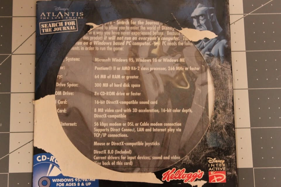 Disney 2001 Atlantis The Lost Empire CD-ROM - photo 5