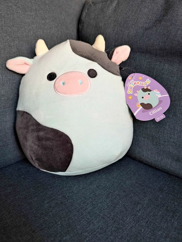 Squishmallows Cillian the Cow Plush