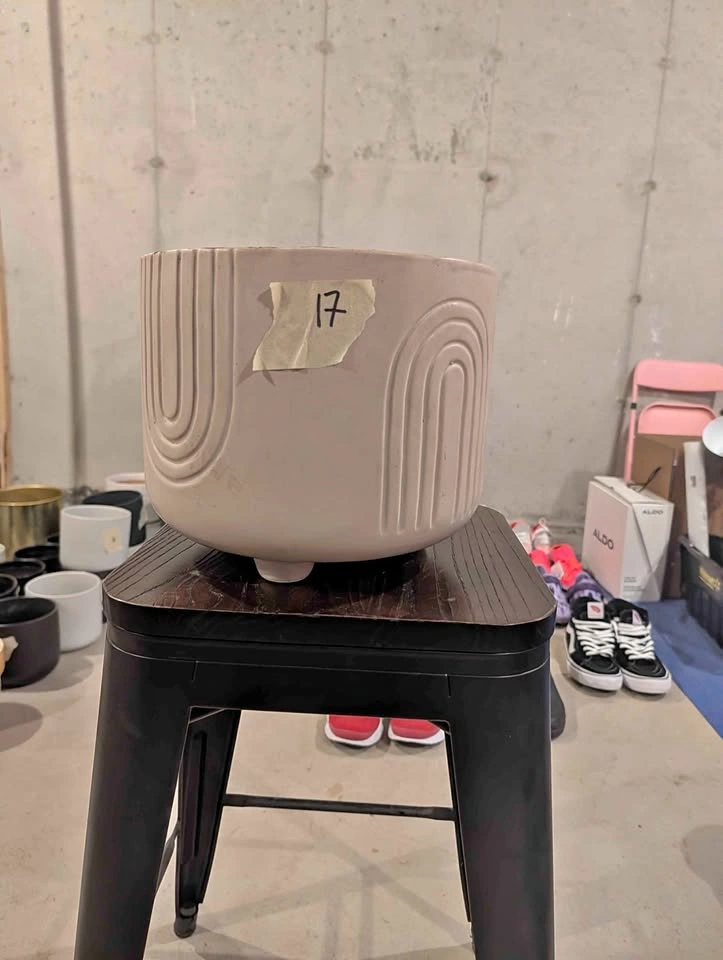 Modern Arch Ceramic Planter