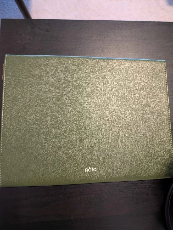 nóta Faux Leather Envelope Laptop Sleeve - photo 2