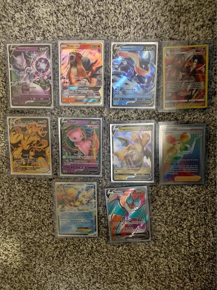 Rare Pokémon cards
