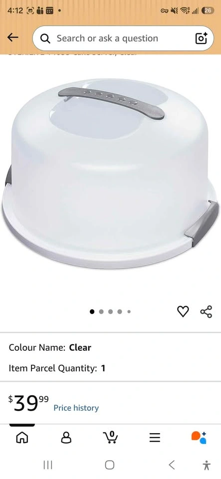 Sterilite Cake Server - photo 5