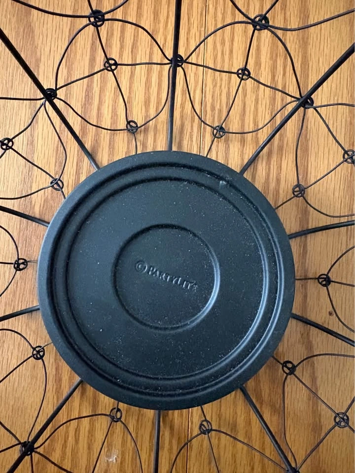 PartyLite Decorative Black Wire Lace Candle Holder - photo 3