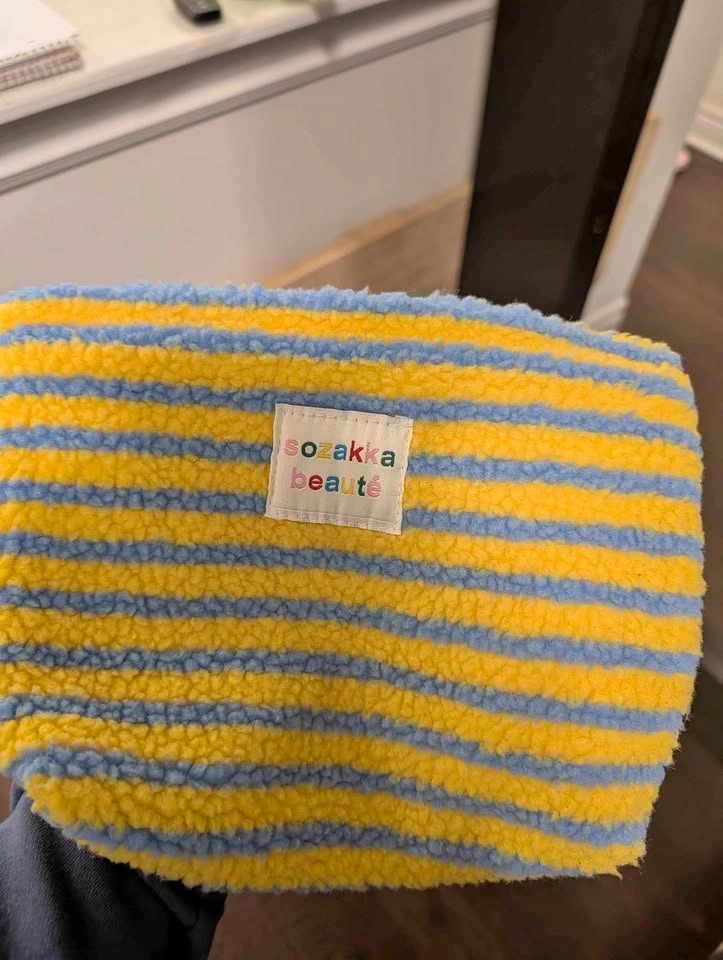 NEW Fleece Makeup Bag