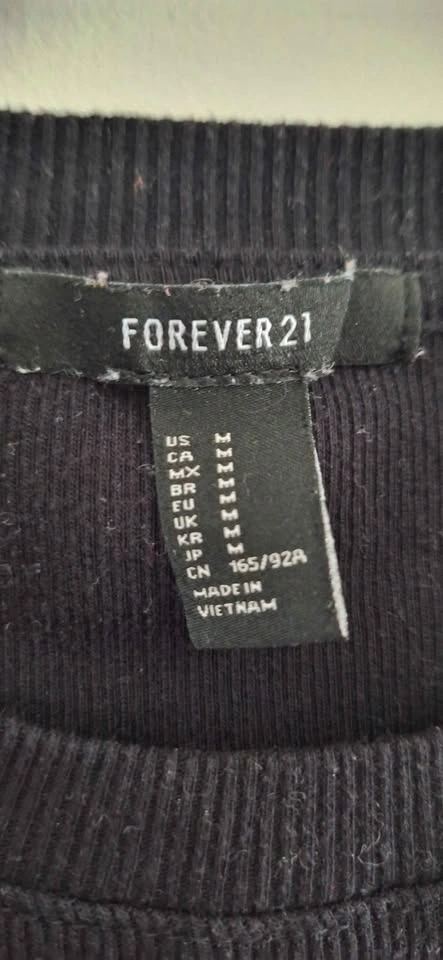 Lettuce Trim Ribbed Black Tee - photo 2