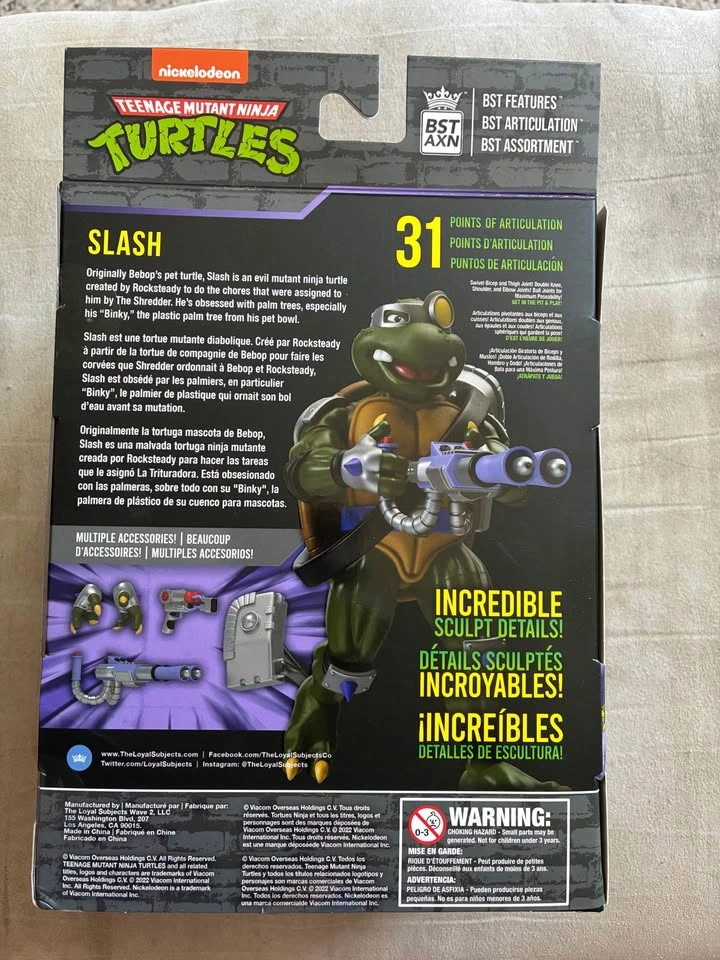 Teenage Mutant Ninja Turtles "Slash" 5-inch action figure - photo 2