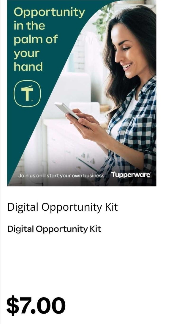 Start a Tupperware Business | $7 Digital Opportunity Kit