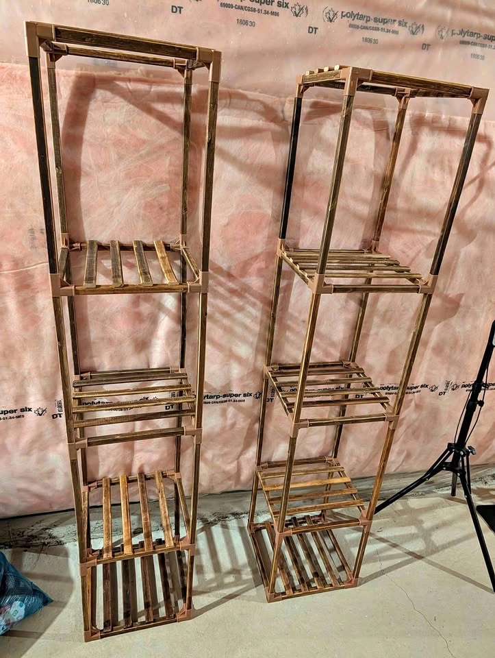 Bamboo Plant Stands (2 AVAILABLE)