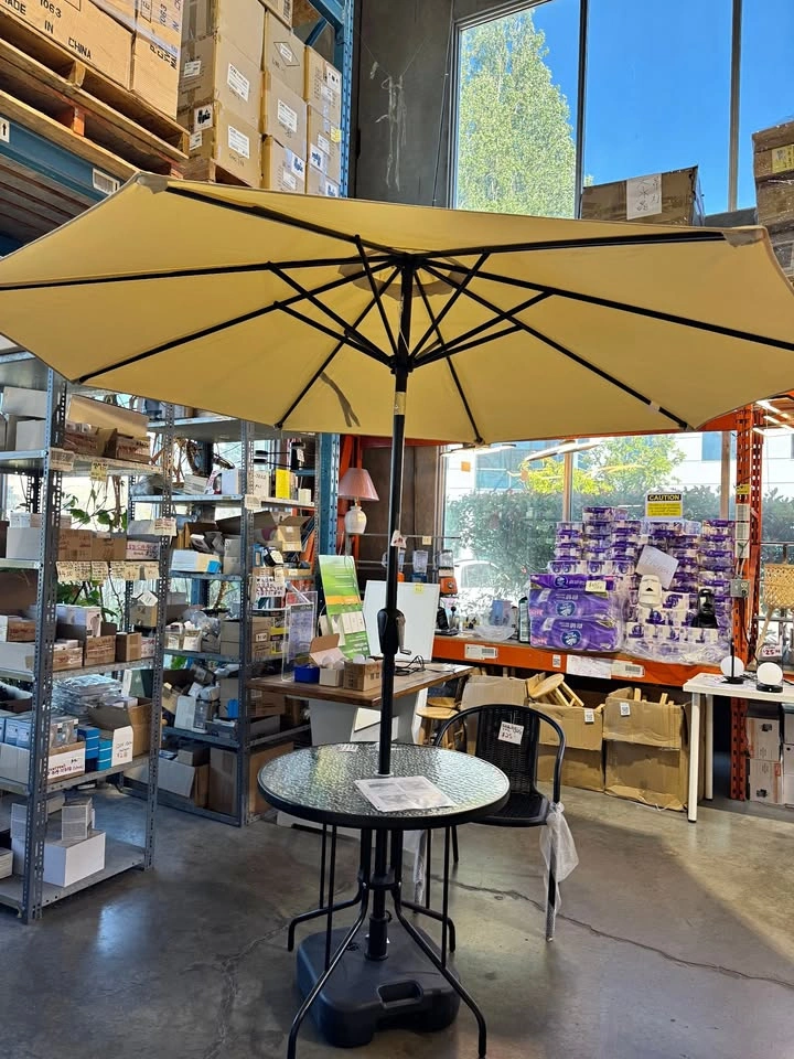 C4521 ODS005 Outdoor Patio Table, Chairs & Umbrella From $28