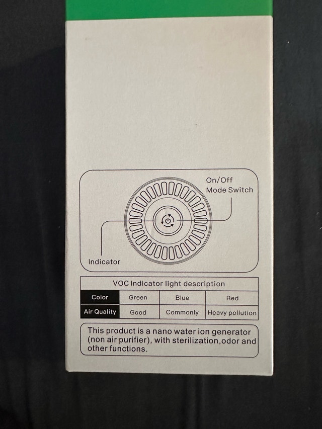 XYG Nano Water Ion Generator KJ86D-C10 - photo 3