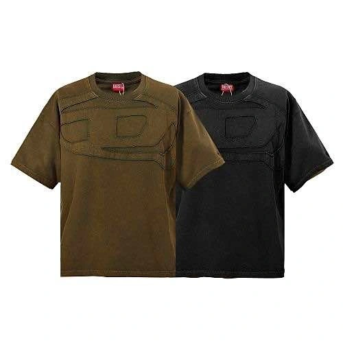 Size:M,L,XL,XXL Diesel T-shirt (Green and Black)