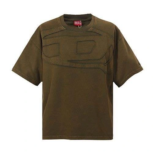 Size:M,L,XL,XXL Diesel T-shirt (Green and Black) - photo 2