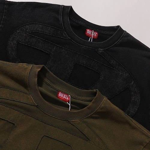 Size:M,L,XL,XXL Diesel T-shirt (Green and Black) - photo 4